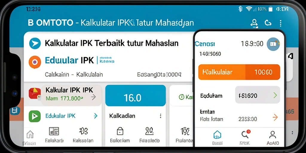 Antarmuka aplikasi BOMTOTO yang memudahkan perhitungan IPK.