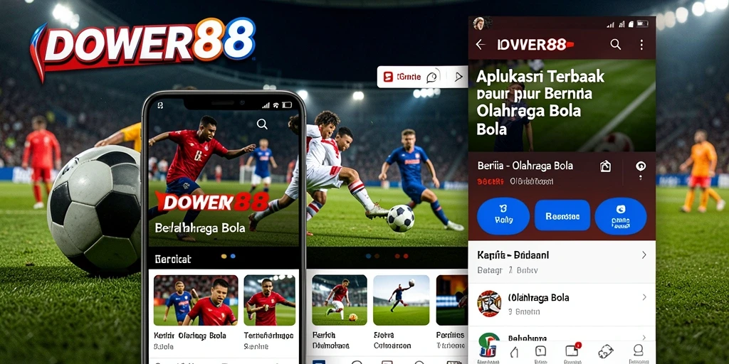 Tampilan antarmuka DOWER88 yang menarik dan informatif.