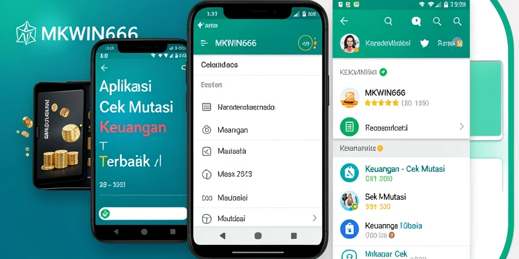 Antarmuka aplikasi MKWIN666 untuk cek mutasi keuangan yang intuitif.
