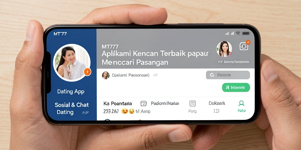Antarmuka pengguna MT777 yang menarik dan mudah digunakan.