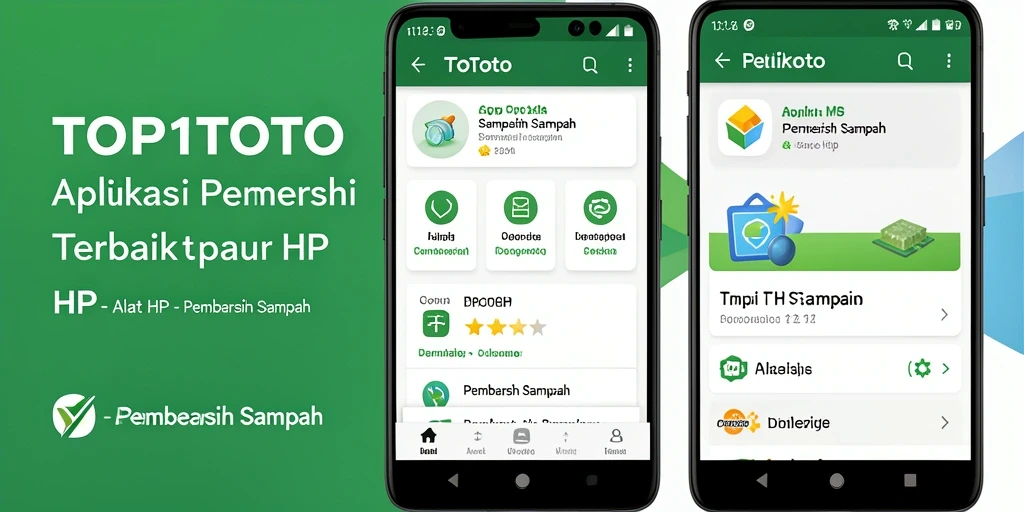 Antarmuka TOP1TOTO dengan fitur Pembersih Sampah yang menarik.